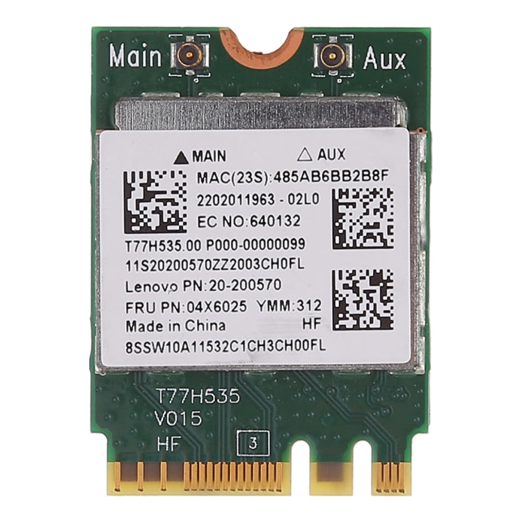 بطاقة واي فاي صغيرة PCI E M2 NGFF بسرعة 300 ميجابت/ثانية 802.11n + بلوتوث 4.0 موديل RTL8723BE لأجهزة Lenovo E450 E550 E555 Y50 04x6025