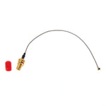 طقم 1 هوائي راوتر لاسلكي RP-SMA ذكر 868 ميجاهرتز + كابل 15 سم RP SMA أنثى إلى IPX 1.13