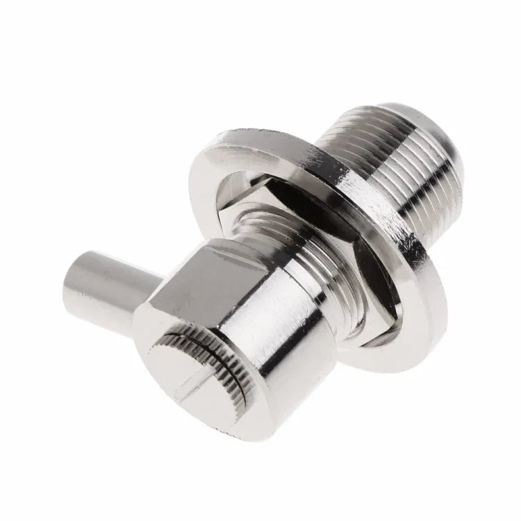 موصل RF زاوية قائمة أنثى UHF SO239 لكابل محوري RG58 / RG142 LMR195