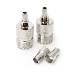 10 مجموعات موصل RF محوري أنثى UHF مكبس محول لكابل RG58 RG142 / 3D-FB بقطر 5 مم