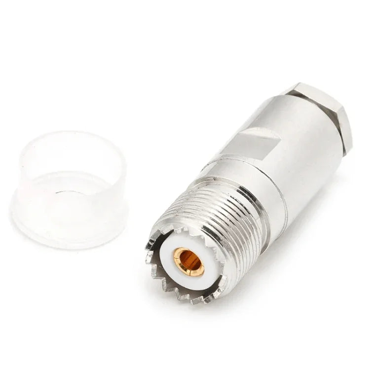 محول قابس أنثى UHF SO239 PL259 بمشبك