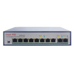 مفتاح إيثرنت سريع ESCAM POE 8+2 بورت 10، مفتاح شبكة 8 بورت POE 10/100M بقوة 120 واط، مسافة نقل: 150 متر، 10 بورتات