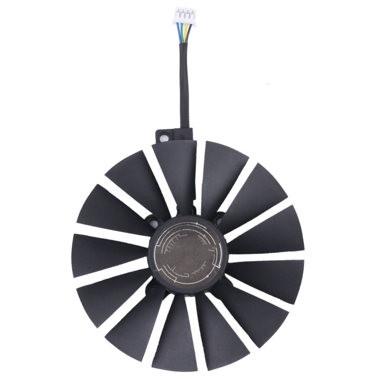 مروحة تبريد VGA للكمبيوتر مقاس 95 مم T129215SM لجهاز Asus Strix RX470 O4G للألعاب 4 دبابيس 13 شفرة
