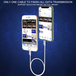 كابل بيانات USB Lightning عالي السرعة من MECHANIC لنقل البيانات من Type-C إلى Type-C