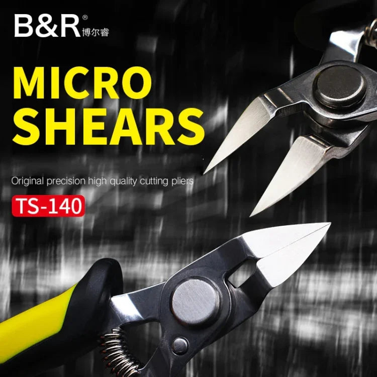 مقصات قطع أسلاك عالية الدقة B&R TS-140 130 مم 5 بوصة، B&R TS-140