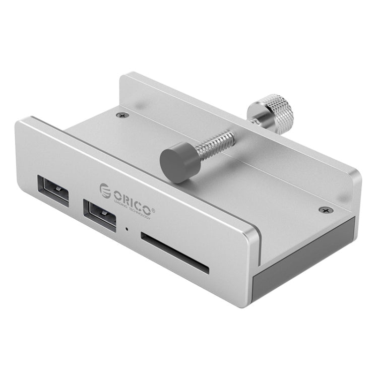 موزع USB3.0 من نوع مشبك ORICO MH2AC-U3 بمنفذين مع قارئ بطاقات SD