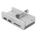 موزع USB3.0 من نوع مشبك ORICO MH2AC-U3 بمنفذين مع قارئ بطاقات SD