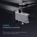 موزع USB3.0 من نوع مشبك ORICO MH2AC-U3 بمنفذين مع قارئ بطاقات SD