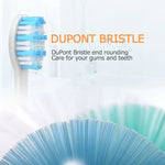 4 رؤوس فرشاة بديلة D903/D904 لجهاز Mornwel D01، أسود وأبيض