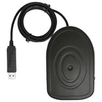 مفتاح قدم معدني USB للتحكم في لوحة المفاتيح والماوس للكمبيوتر، مفتاح قدم واحد (معدني)