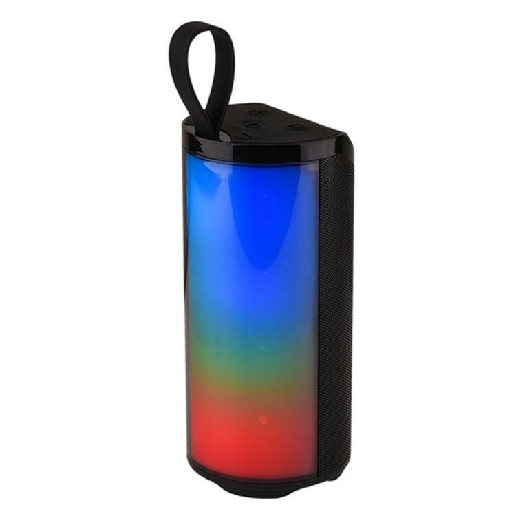 مكبر صوت بلوتوث محمول مع إضاءة LED T&G TG169 مقاوم للماء خارجي بصب ووفر ستيريو 3D مكبر صوت صغير لاسلكي يدعم AUX وراديو FM وبطاقة TF