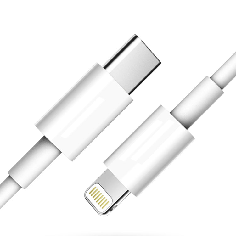 كابل بيانات شحن فلاش PD بقوة 18 واط USB-C / تايب-سي إلى 8 دبابيس لأيفون X / 11 / 11 برو / 11 برو ماكس / XR / SE 2020، 1 م، 2 م