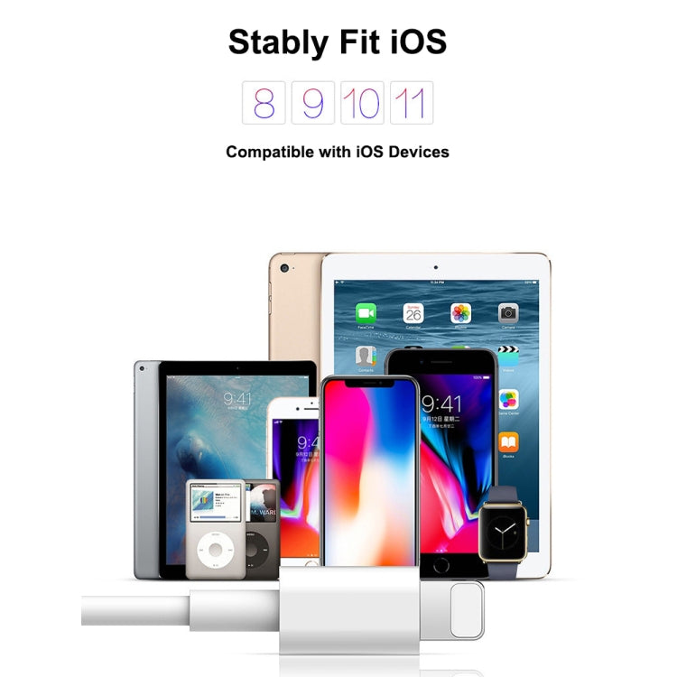 كابل بيانات شحن فلاش PD بقوة 18 واط USB-C / تايب-سي إلى 8 دبابيس لأيفون X / 11 / 11 برو / 11 برو ماكس / XR / SE 2020، 1 م، 2 م