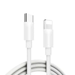كابل بيانات شحن فلاش PD بقوة 18 واط USB-C / تايب-سي إلى 8 دبابيس لأيفون X / 11 / 11 برو / 11 برو ماكس / XR / SE 2020، 1 م، 2 م