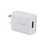 شاحن بواجهة USB واحدة QC 3.0 بقوة 18 واط و3 أمبير، قابس AU