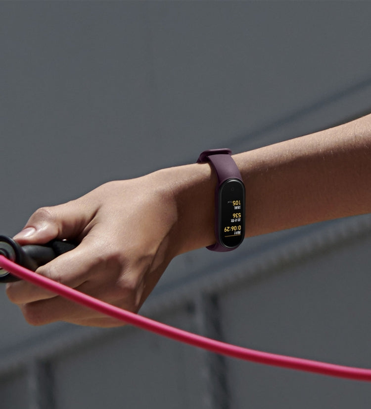 Suitable For Xiaomi Band Mi 5 Solid-Color Silicone Strap Length: 24.5cm, Black, Red, White, Orange, Gray, Yellow, Wine Red, Green, Teal, Sky Blue, Midnight Blue, Violet