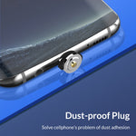 كابل بيانات مغناطيسي معدني USB إلى 8Pin، نايلون مضفر بلونين، طول الكابل: 1 متر، 8Pin