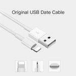مجموعة شاحن سريع عالمي للسفر 2 في 1، كابل بيانات USB بطول 1 متر إلى 8 دبابيس + شاحن QC 3.0 بقوة 30 واط بأربعة منافذ USB للهواتف المحمولة والأجهزة اللوحية وأجهزة الكمبيوتر، قابس الاتحاد الأوروبي، مجموعة 8 دبابيس قابس الاتحاد الأوروبي