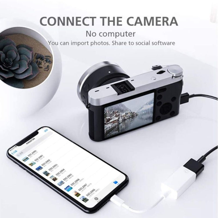 محول FA-STAR ZS-KL21826 من 8 دبابيس إلى USB 3.0 OTG، يدعم iOS 13 وما فوق