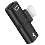 محول سماعة أذن Zs-18182 2 في 1 ذكر 8 دبوس إلى شحن 8 دبوس + أنثى صوت 8 دبوس، يدعم المكالمات والتحكم في الصوت، متوافق مع نظام IOS 13