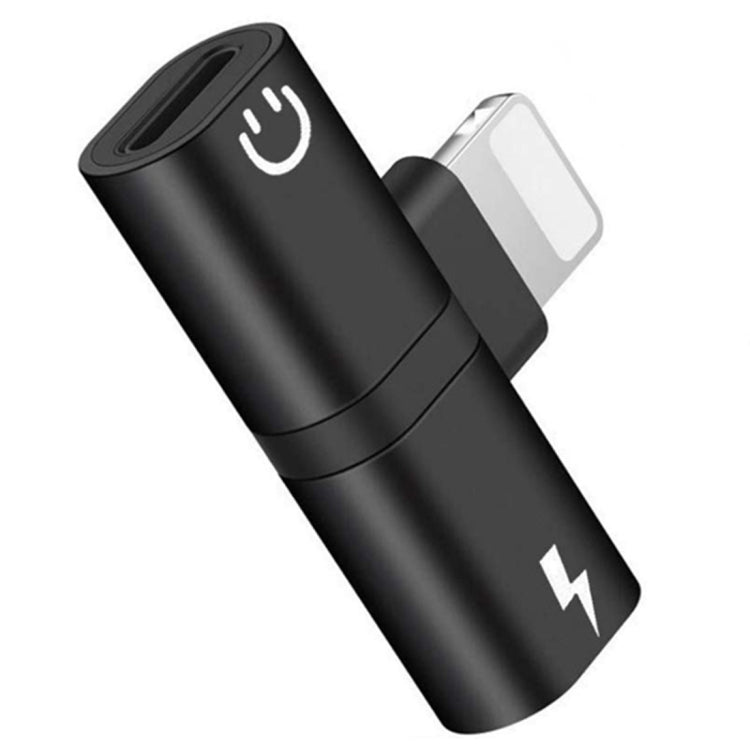 محول سماعة أذن Zs-18182 2 في 1 ذكر 8 دبوس إلى شحن 8 دبوس + أنثى صوت 8 دبوس، يدعم المكالمات والتحكم في الصوت، متوافق مع نظام IOS 13