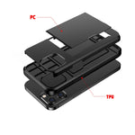 For iPhone 12 5.4 Shockproof Rugged Armor Protective Case with Card Slot, For iPhone 12 mini