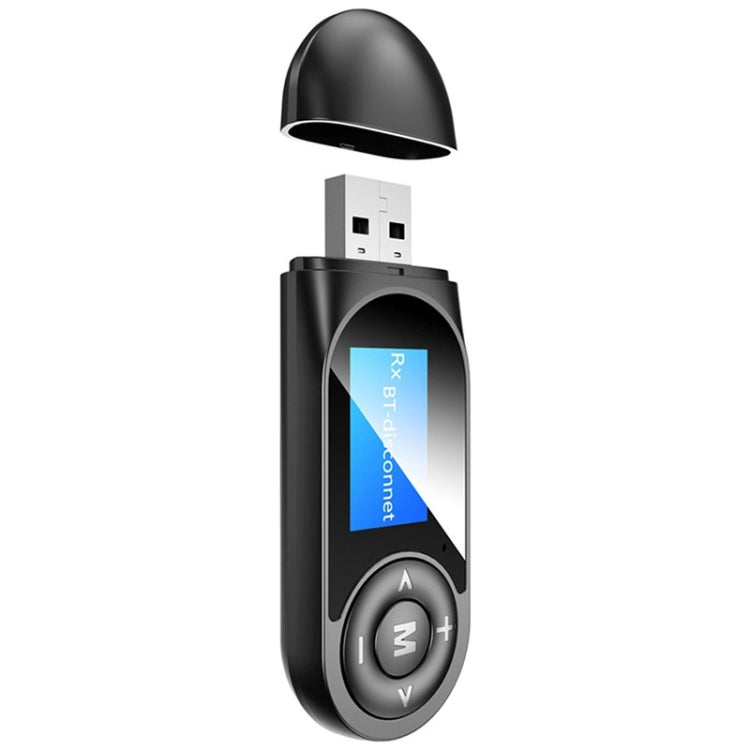 جهاز استقبال ومرسل بلوتوث 5.0 T13 بدون حاجة لتعريف مع شاشة USB