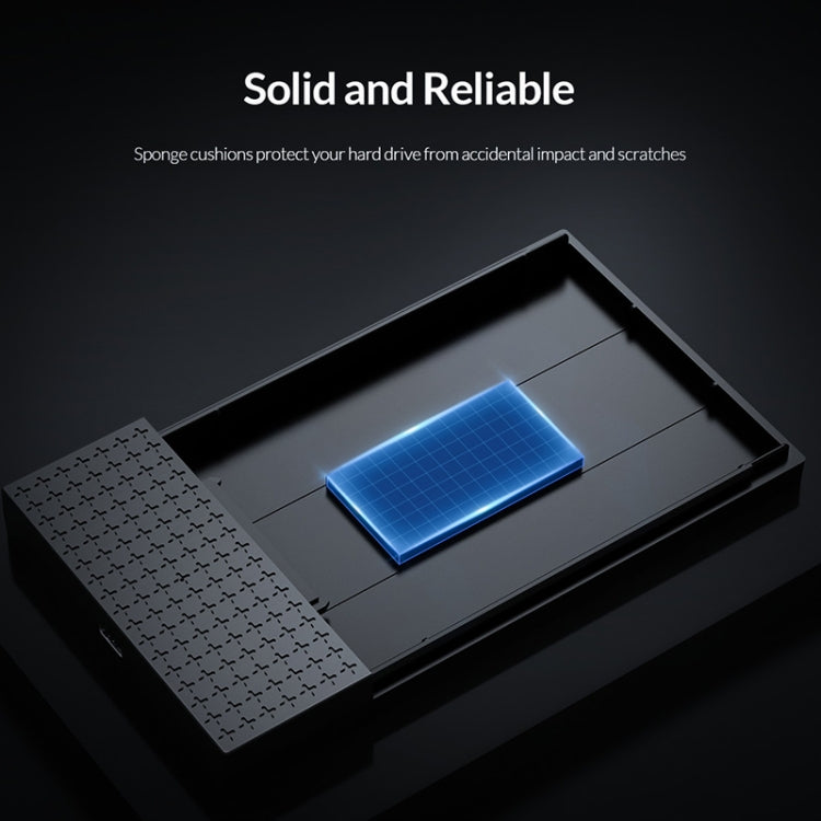 غلاف قرص صلب محمول ORICO 2526C3 بحجم 2.5 بوصة USB-C / Type-C