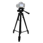 L-3600 حامل ثلاثي القوائم مباشر مع جيمبال تخميد ثلاثي الأبعاد لوحة تحرير سريعة قابلة للفصل تعديل الارتفاع 62-170 سم لكاميرا SLR ضوء مباشر بروجكتور (أسود)، L-3600