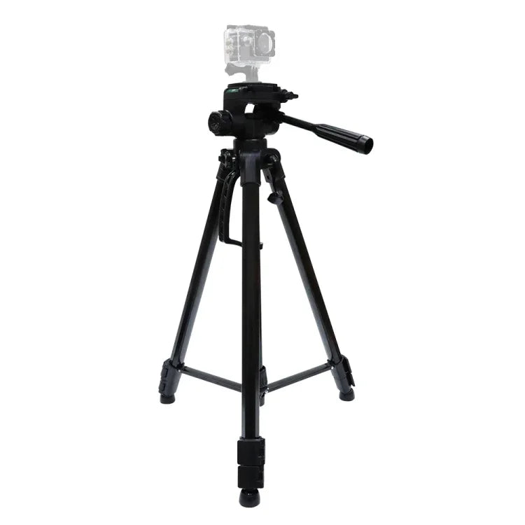 L-3600 حامل ثلاثي القوائم مباشر مع جيمبال تخميد ثلاثي الأبعاد لوحة تحرير سريعة قابلة للفصل تعديل الارتفاع 62-170 سم لكاميرا SLR ضوء مباشر بروجكتور (أسود)، L-3600