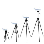 L-3600 حامل ثلاثي القوائم مباشر مع جيمبال تخميد ثلاثي الأبعاد لوحة تحرير سريعة قابلة للفصل تعديل الارتفاع 62-170 سم لكاميرا SLR ضوء مباشر بروجكتور (أسود)، L-3600