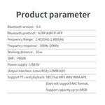 جهاز استقبال موسيقى مكتبي R6 NFC بلوتوث 5.0، يدعم بطاقة TF