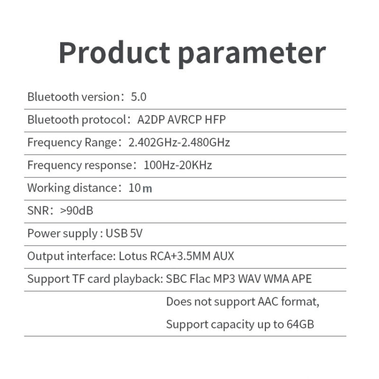جهاز استقبال موسيقى مكتبي R6 NFC بلوتوث 5.0، يدعم بطاقة TF