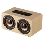 مكبر صوت خشبي محمول HiFi مع صوت جهير قوي W5، W5