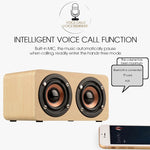 مكبر صوت خشبي محمول HiFi مع صوت جهير قوي W5، W5