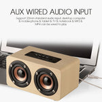 مكبر صوت خشبي محمول HiFi مع صوت جهير قوي W5، W5