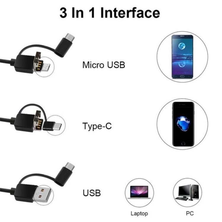 منظار أذن رقمي USB HD ثلاثي الوظائف 3 في 1 لفحص الأذن وإزالة شمع الأذن