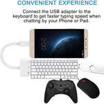 محول USB-C OTG 3 في 1 مع منفذ سماعة رأس 3.5 مم، متوافق مع iPad Pro وهواتف بمنفذ Type-C، 3 في 1