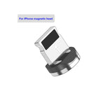 كابل شحن مغناطيسي USB إلى 8 دبابيس مع أضواء ملونة، الطول: 1m