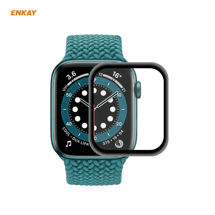 ENKAY Hat-Prince 3D Full Screen Soft PC Edge + PMMA HD Screen Protector Film, For Apple Watch 6/5/4/SE 44mm, For Apple Watch 6/5/4/SE 40mm