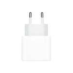 شاحن سفر بواجهة USB-C / Type-C منفردة بقوة 20 واط، قابس الاتحاد الأوروبي، 20 واط فعلي