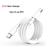 شاحن سفر 2 في 1 بواجهة USB-C / Type-C منفردة بقوة 20 واط + مجموعة كابل بيانات شحن سريع 3A PD3.0 USB-C / Type-C إلى USB-C / Type-C، طول الكابل: 1 متر، قابس الاتحاد الأوروبي، 20 واط 1 متر