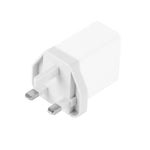 شاحن سريع عالمي SDC-30W بقوة 30 واط مع منفذ USB QC 3.0 + منفذي USB 2.0 بتيار 2.4 أمبير للهواتف المحمولة والأجهزة اللوحية وأجهزة الكمبيوتر، قابس المملكة المتحدة