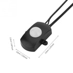 مفتاح حساس حركة PIR بالأشعة تحت الحمراء لجسم الإنسان USB DC 5V/12V/24V لشريط إضاءة LED، أسود، أبيض