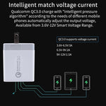 مجموعة شاحن سريع عالمي للسفر SDC-30W 2 في 1، كابل بيانات USB إلى 8 بن + شاحن USB بقوة 30 واط QC 3.0 + منفذي USB 2.0 بتيار 2.4 أمبير، قابس أمريكي، مع كابل 8 بن