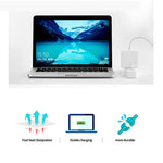 شاحن سفر عالمي PD3.0 30 واط بمنفذ USB-C / Type-C مع قدم قابلة للفصل، قابس أسترالي