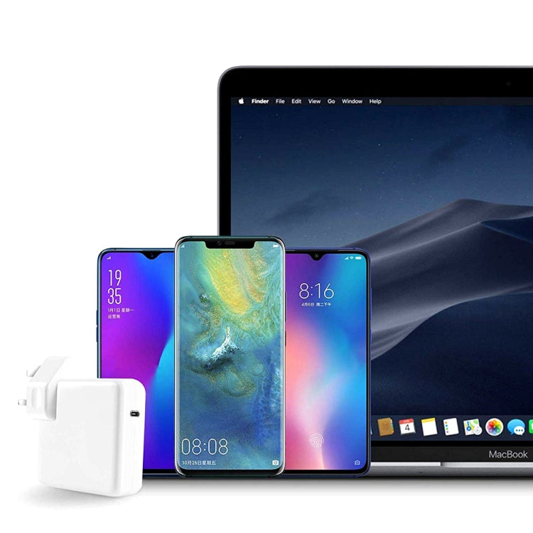 شاحن سفر عالمي PD3.0 30 واط بمنفذ USB-C / Type-C مع قدم قابلة للفصل، قابس بريطاني