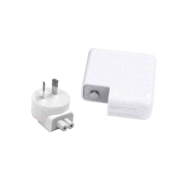 شاحن سفر 2 في 1 PD 30 واط USB-C / Type-C + مجموعة كابل بيانات شحن سريع 3A PD 3.0 USB-C / Type-C إلى USB-C / Type-C، طول الكابل: 2م، قابس أستراليا، 2م قابس أستراليا
