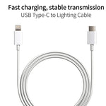 شاحن سفر 2 في 1 SDC-20W PD 20W USB-C / Type-C + مجموعة كابل بيانات شحن سريع 3A PD3.0 USB-C / Type-C إلى 8 دبوس، طول الكابل: 1م، قابس أمريكي، قابس أوروبي، قابس بريطاني