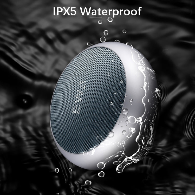 مكبر صوت بلوتوث محمول معدني صغير EWA A110 مقاوم للماء بمعيار IPX5 يدعم صوت 3.5 مم وبطاقة TF بسعة 32 جيجابايت والمكالمات